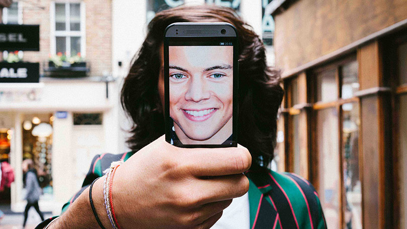 Harry Styles: Shot by Dan Rubin using a HTC One mini 2