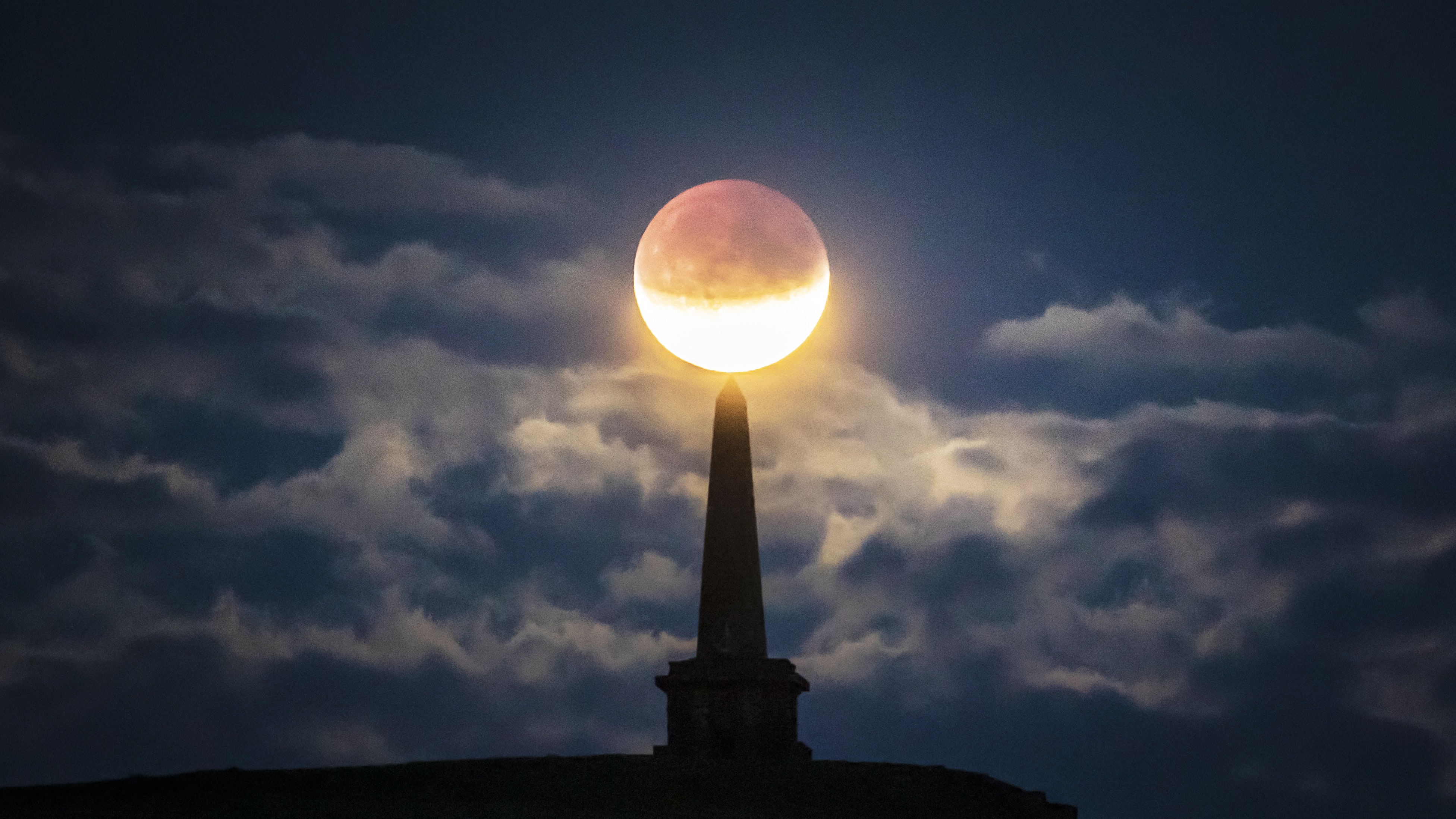 In Pictures Partial lunar eclipse celebrated across the world BT