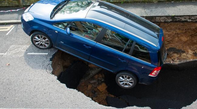 Sinkhole Car Owner I M Thankful Me Or My Family Wasn T