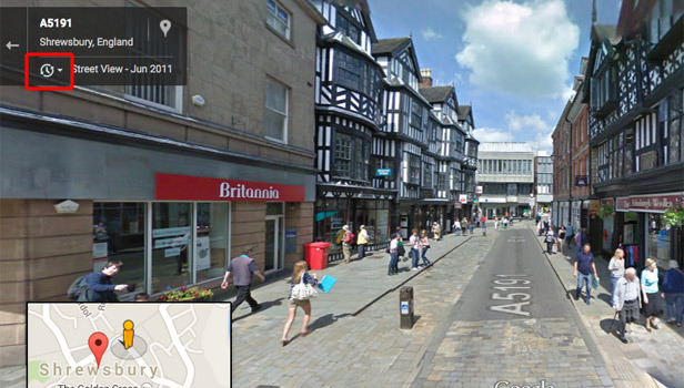 Travel Back In Time With Google Street View Bt