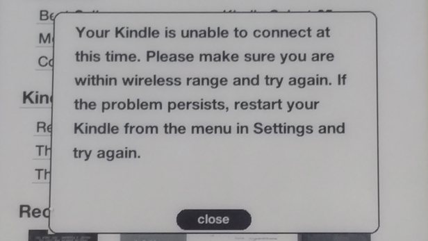 Updating your Kindle device from a PC