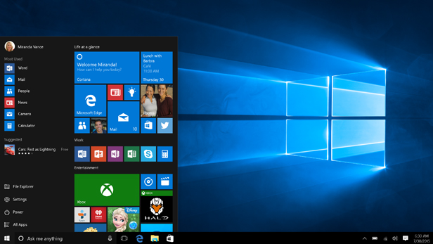Windows 10 Windows 7 Design