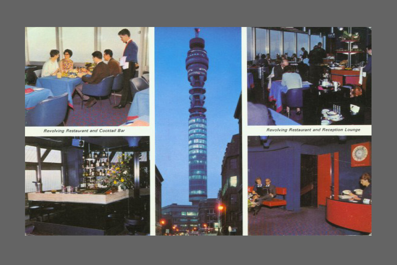 BT Tower souvenir postcard. 