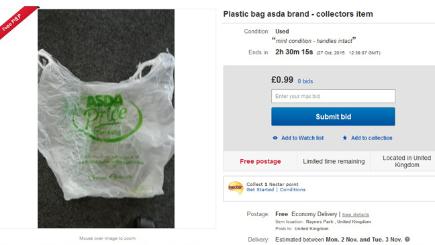 Supermarket carrier bags sold as ‘collector’s items’ on eBay - BT