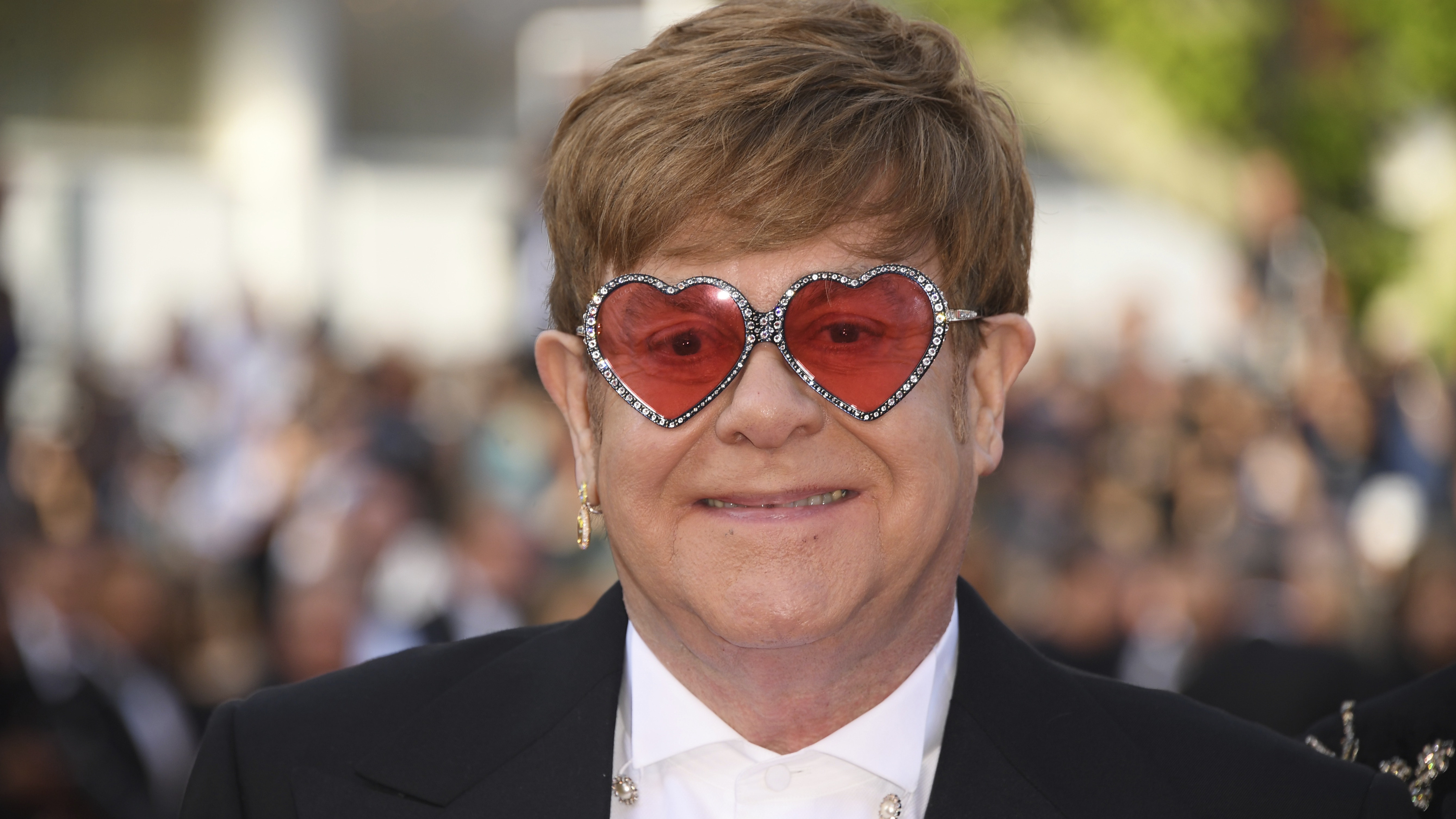 Sir Elton John performs on Cannes beach after Rocketman ...
