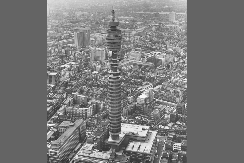The Post Office Tower, London, 1960s.
